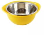 Perfect Home Strecuratoare Fructe, Inox, Suport Plastic, Galben, 22 cm, Perfect Home (MRK-14318)