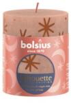 Bolsius Lumanare Stalp Bolsius, Crem cu Print, 80 x 68 mm (LCA-STR-80/68-22-PRINT-CCL)