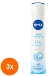 Nivea Set 3 x Deodorant Spray Fresh Natural Nivea Deo 150 ml