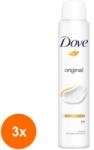 Dove Set 3 x Deodorant Spray Dove Original, Femei, 200 ml