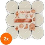 Bolsius Set 2 x 18 Lumanari Pastila Bolsius, Cookie Fever, Timp Ardere 4 Ore, Ivory (GIL-2xLCA-TRU-PT18-30-CHR-COK-C)