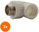 Z-tools Set 2 x Teu PPR, Filet Exterior, 32 mm x 1 inch, Z-tools (LIZ-2xZLN-EXT7082)