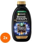Garnier Set 2 x Sampon Garnier Botanic Therapy Magnetic Charcoal si Black Seed Oil, 400 ml