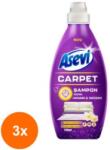 Asevi Set 3 x Sampon pentru Covoare si Tapiterie, Asevi Carpet, 720 ml (ROC-3xMAG1018809TS)