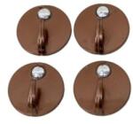Z-tools Cuiere din Plastic, Adeziv Super Rezistent, 4 Bucati (ZLN-268) Agatator cuier