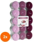 LCA Set 2 x 30 Lumanari Pastila, 4 Ore, Fructe de Padure Inghetate (GIL-2xLCA-P30-314)