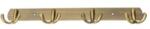 Z-tools Cuier cu 4 Agatatori, Metal, Lungime 34.5 cm, Auriu (ZLN-ZTS8141) Agatator cuier
