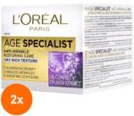 L'Oréal Set 2 x Crema de Zi 55+ Age Specialist Loreal Paris, 50 ml