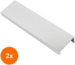 Ideal Feroluc Set 2 x Maner Model Hexis, 96 mm, Finisaj Crom Lucios (EDI-2xIFR-91388)