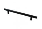 Ideal Feroluc Maner Cilindric Model Fi 12, 96 mm, Finisaj Negru Mat (IFR-11363)