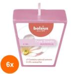 LCA Set 6 x Lumanare Parfumata Piramida, Magnolie, 14 Ore (GIL-6xLCA-TRU-LPPI-04-MAG-TS)