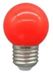 Well Becuri LED pentru Ghirlanda Luminoasa, G45, 3W, Rosu, E27, Well, 10 Bucati (LEDLRD-10G453E27-WL)