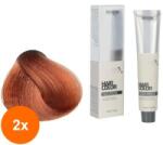 Maxima Set 2 x Vopsea Profesionala de Par Maxima, 8.44 Blond Aramiu Deschis Intens, 100 ml