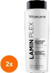 Vitalcare Set 2 x Sampon pentru Par Deteriorat Vitalcare Laminplex, 400 ml