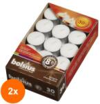 Bolsius Set 2 x 30 Lumanare Pastila, 8 Ore (GIL-2xLCA-BT8-30)