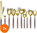 Berglander Set 2 x 10 Tacamuri, 18/0 Inox, Auriu/Maro, Berglander (GUJ-2xCTABG10) Tacam