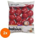 LCA Set 2 x 20 Lumanari Plutitoare Rosii (GIL-2xLCA-LP-20-R)