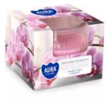 AURA Lumanare Parfumata in Pahar, Delicate Blossom, Timp de Ardere 18 Ore, Aura (LCA-SN69-421)