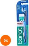 Banat Set 5 x Periuta de Dinti Banat Whiteness Relaxion Medium si Ata Dentara, 10 m (ROC-5xBANAT00069)