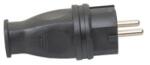 Z-tools Stecher Cauciucat, Fara Cablu, 16A, IP44, Negru (ZLN-ZTS8407)