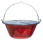 Zilan Ceaun Smaltuit cu Maner, 14 l, Rosu (ZLN-EXT7226) Ceaun
