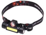 Harden Lanterna de Cap Reincarcabila, 3W, Carcasa Aluminiu, Incarcare Micro USB, Harden (ZH660733)