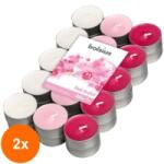 Bolsius Set 2 x 30 Lumanari Pastila, Parfumate, Orhidee, 38 mm, 4 Ore, Bolsius (GIL-2xLCA-PBA30N-40-ORH)