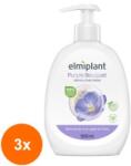 elmiplant Set 3 x Sapun Lichid, Elmiplant, Seminte de In si Lapte din Orez, 500 ml