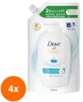 Dove Set 4 x Rezerva Sapun Lichid, Dove, Care and Protect, 500 ml