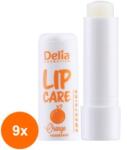 Delia Cosmetics Set 9 x Balsam de Buze Delia, cu Portocale, 4.9 g (ROC-9xDEM000773)