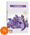 BISPOL Set 7 x 6 Lumanare Pastila, Lavanda (GIL-7xLCA-P15-79)