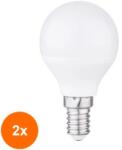 Well Set 2 x Bec LED G45 E14 6W 550lm, Lumina Rece, Well (TIV-2xLEDLC-G456E14-06-WL)