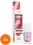 Delia Cosmetics Set 3 x Lac de Unghii Delia Cosmetics Super Shine Top Coat, 11 ml (ROC-3xDEM000713)
