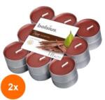 Bolsius Set 2 x 18 Lumanare Pastila Bolsius, Lemn de Oud, Timp de Ardere 4 Ore (GIL-2xLCA-TRU-PT18-70-TS)