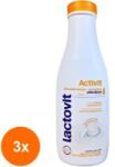 Lactovit Set 3 x Gel Dus Lactovit Dus Activit, Protectiv, 600 ml