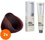 Maxima Set 2 x Vopsea Profesionala de Par Maxima, 6.58 Saten Mahon Chihlimbar, 100 Ml