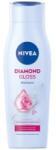 Nivea Sampon Nivea Diamond Gloss, Ulei de Trandafir, 250 ml