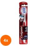 Colgate Set 4 x Periuta de Dinti Colgate 360 Optic White, cu Peri Medii (ROC-4xMAGT1006614TS)