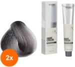 Maxima Set 2 x Vopsea Profesionala de Par Maxima, 9.11 Blond Cenusiu Intens Foarte Deschis, 100 ml