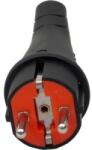 Z-tools Stecher din Plastic, Fara Cablu, 16A, cu Maner, Negru (ZLN-ZTS8415)