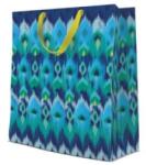 Elcadis Pungi Cadou Mari, Peacock Feathers, 30 x 41 x 12 cm, Perfecto (ELC-PC-SB-PF)