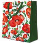 Elcadis Pungi Cadou Medii, Flanders Poppy, 20 x 25 x 10 cm, Perfecto (ELC-PC-SM-FL)