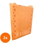 Bisbags Set 2 x 1000 Pungi din Hartie Universala, Natur, Model Traditional, 18 x 8 x 25 cm (SIB-2xBBG-PK1013)