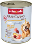 Animonda GranCarno 24x800g animonda GranCarno Adult Single Protein Sensitive Pulyka & burgonya nedves kutyatáp