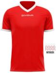 Givova Revolution sportpóló, piros/fehér, S (MAC041203-46)