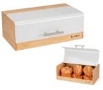 Elitehoff kenyérkosár, fehér/világos fa, 36x20x13.5cm, modern design, környezetbarát anyagokból (62303)
