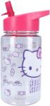 Hello Kitty Vizes palack, műanyag, átlátszó, űrtartalom 450 ml, Drink Up, Hello Kitty (230-00580)