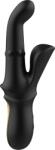 SESSO Vibrator Trigger Thrusting Negru Vibrator