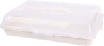 Excellent Houseware tortatálaló és szállító tálca, polipropilén, 44x31x10 cm, fehér (KO-022000230A)