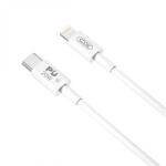 XO Cablu USB type C la Lightning 20W 1m Alb, XO NB-Q189A (XO-NB-Q189A)